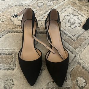 A New Day short black heels, size 9